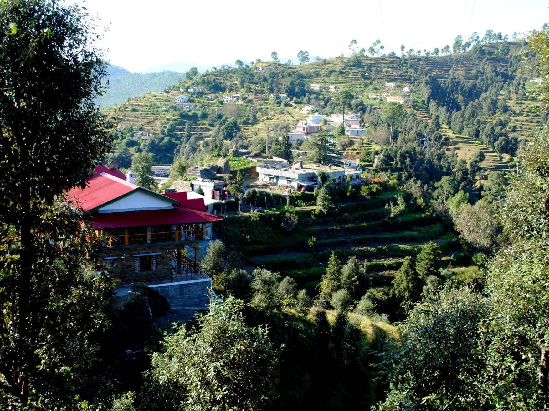 The Green Village Eco Resort Almora Exterior foto